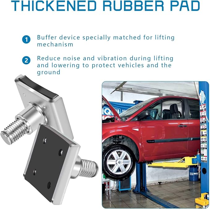 4 Pack Truck Adapter for 2 Post Lift, Hot Dipped Galvanized Steel Lift Pads for - Image 3