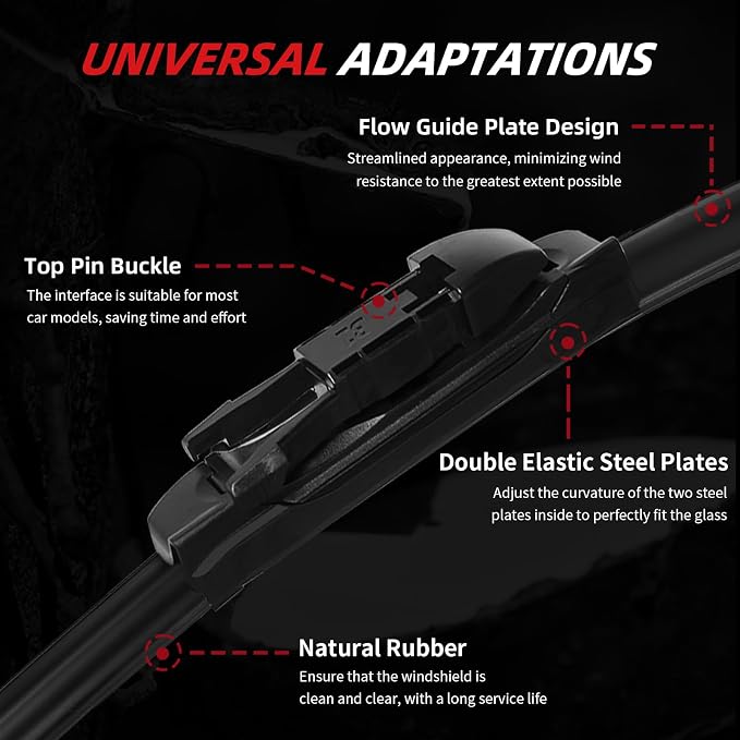 OTUAYAUTO Windshield Wiper Blades - Image 3