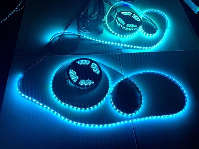 Black Out Full Tinted Smoked LEDs x4PCS 4FT 48" 1.2Meters RGB Dream Color - Image 7