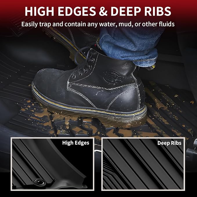 LASFIT Floor Mats for Toyota 4Runner 2013-2024 & for Lexus GX460 2014-2023 - Image 5