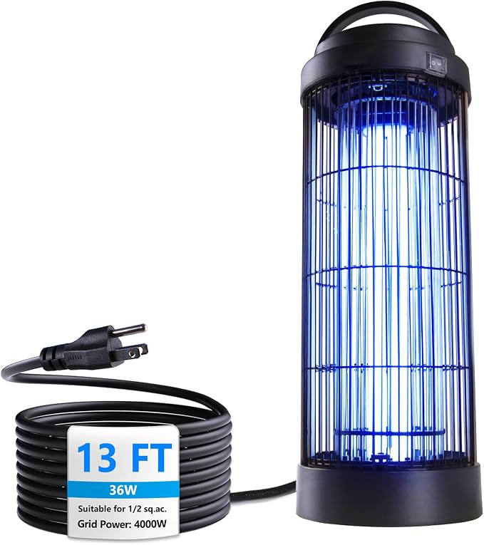 Large Size Bug Zapper Outdoor for 1/2 Acres by Coospider-repta