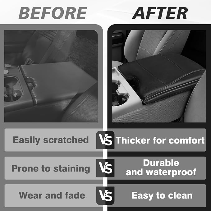 Muslogy Center Console Armrest Cover Compatible - Image 6