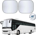 2-Piece RV Windshield Sunshade | Reflective 240T Polyester Front Windshield by Autovir