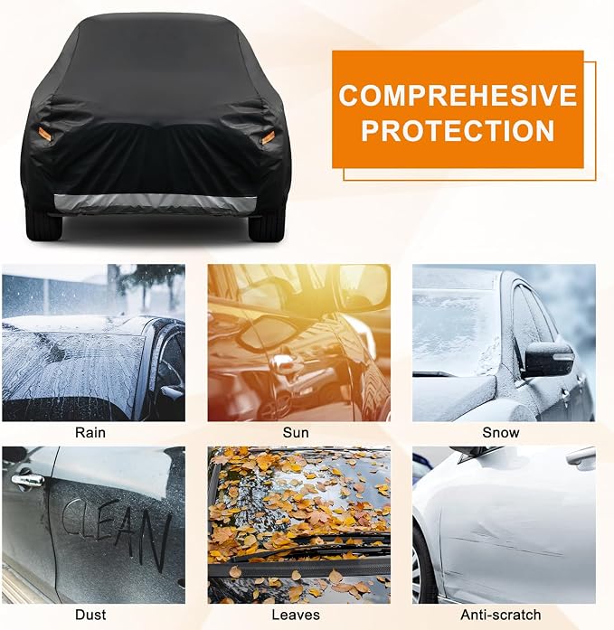 Kayme Truck Cover Custom Fit Dodge Ram 1500 Club/Extended/Quad Cab SB. Full - Image 3