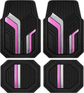 Skechers Heavy Duty Rubber Car Floor Mats, Dual Color Design Floor Mats by Skechers