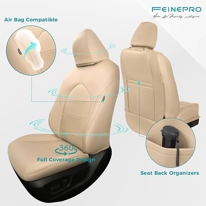 for Toyota Camry Seat Covers XLE XSE V6 2018 2019 2020 2021 2022 2023 2024 - Image 3