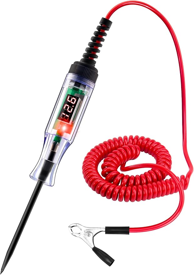 Automotive Test Light 5-90V Digital LED Circuit Tester by WINAMOO