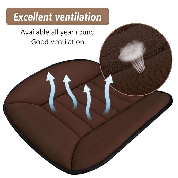 MYFAMIREA Car Seat Cushion Pad 1.2" Thick Comfort Protector - Image 3