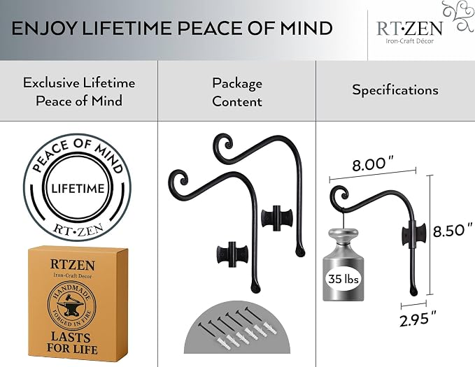 RTZEN Plant Hangers Outdoor or Indoor - Image 3