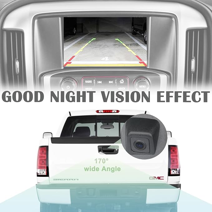 Backup Camera Tailgate Handle Rear View Camera Liftgate Latch Handle - Image 3
