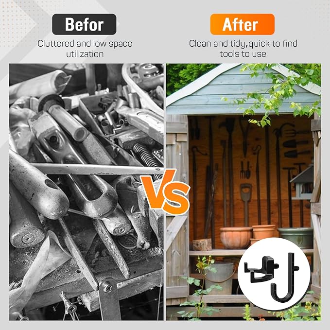 6Pcs Storage Shed Hooks Compatible - Image 7