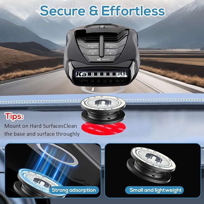 Magnetic Radar Detector Dashboard Mount - Image 3