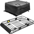 Leader Accessories Roof Rack Cargo Basket Set, Car Top Luggage Holder 64"x 39" by LeaderAccessories