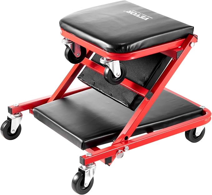 VEVOR Foldable Z Garage Creeper, 36 in, 300 lbs Load Capacity Rolling Folding - Image 11