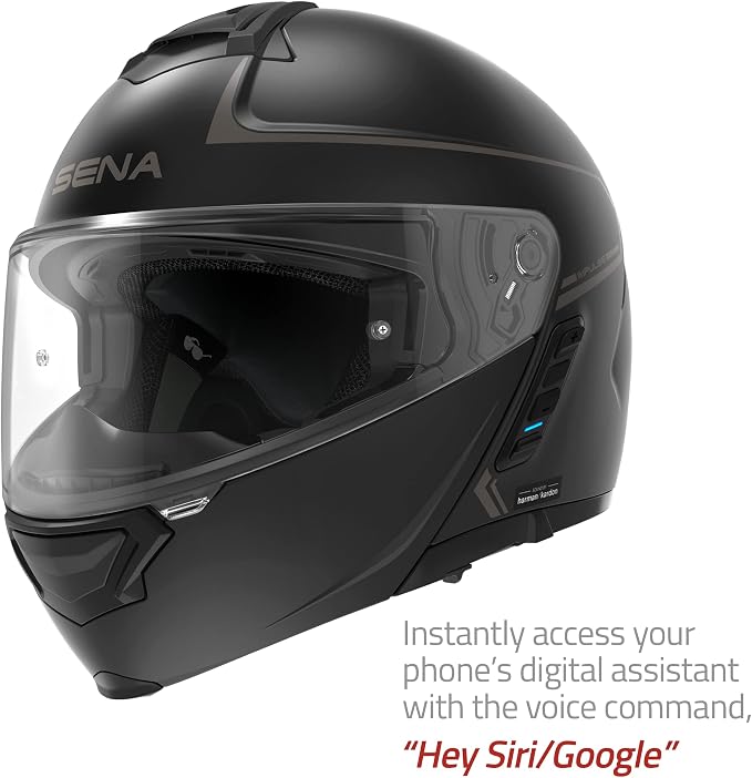 Sena Impulse DOT Flip Up Modular Bluetooth Helmet w/Sound by Harman Kardon Dual - Image 4