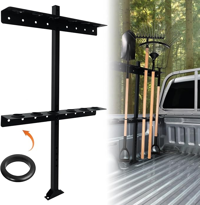Trailer Racks for Lawn Equipment, Trailer Tool Rack Shovel Holder for Shovels by MEWSDEN
