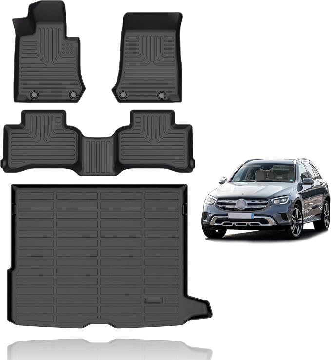 Floor Mats and Cargo Liner Set Fit by Wayhigh