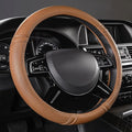 Car Pass Classical Leather Automotive Universal Steering Wheel Covers, by CARPASS