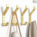 Coat Hooks Wall Mount for Hanging: 20LB Sturdy Hanger for Backpack, for Closet by susswiff