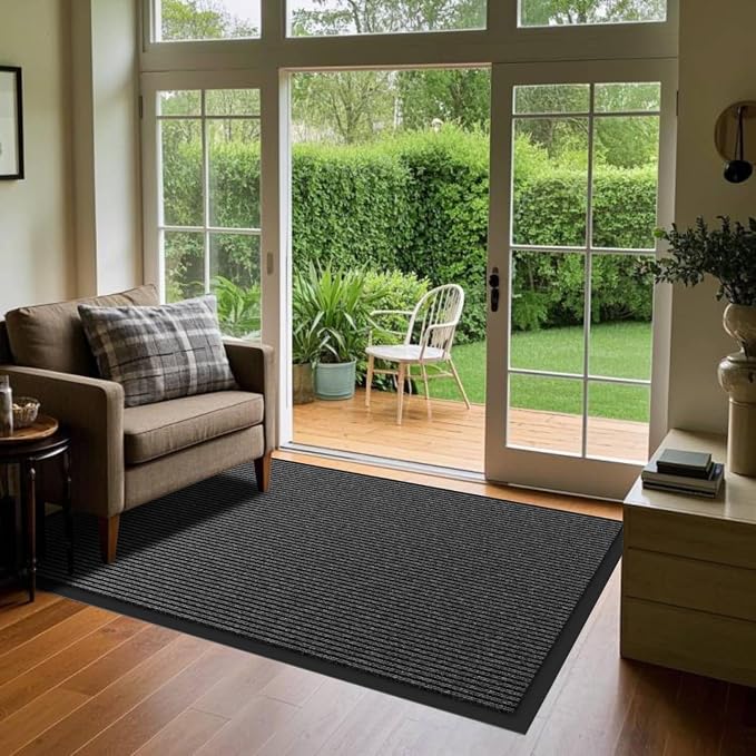 Front Door Mat, Commercial Entrance, Low Profile, Durable Rubber Backing - Image 9