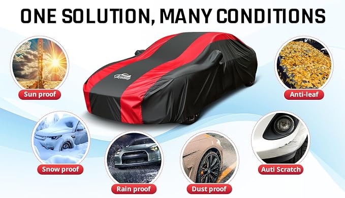 Sedan Car Cover Waterproof All Weather Protection - Image 5
