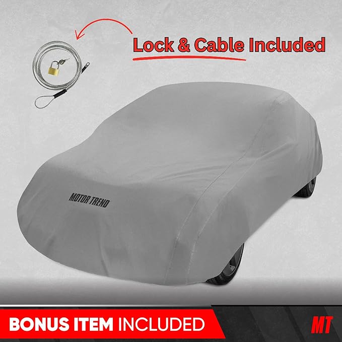 Motor Trend Breathable Lightweight Car Cover, Anti-Moisture Build-Up - Image 4