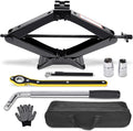 Scissor Car Jack 3 Ton Tire Changing Kit by Gurduenon