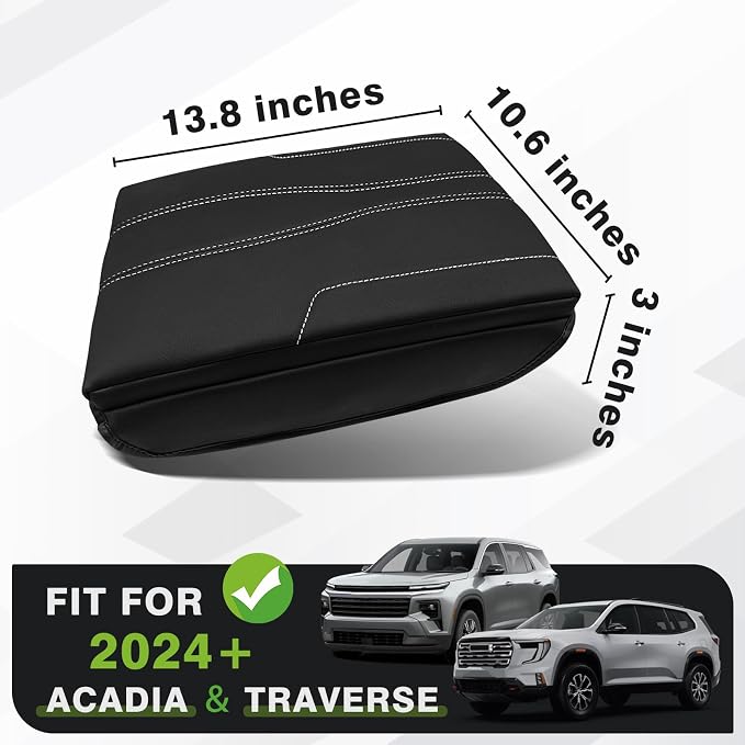 Muslogy Center Console Cover 1-Inch Extra Thick Armrest Pad Compatible - Image 2