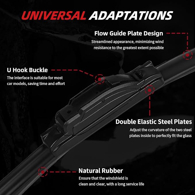 OTUAYAUTO Windshield Wiper Blades - Image 4