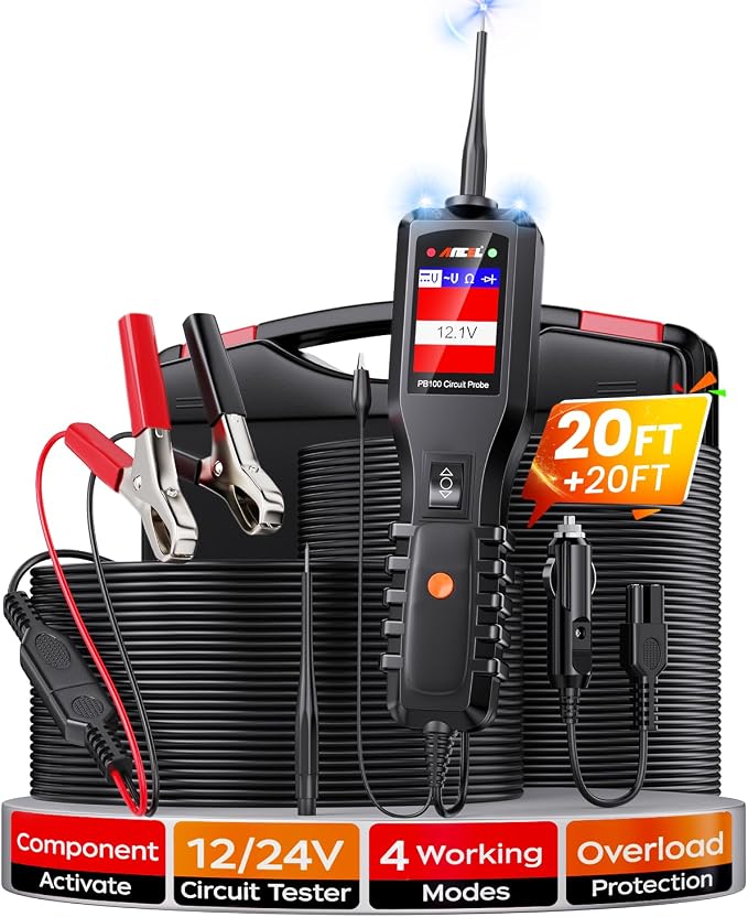 ANCEL PB100 Automotive Power Circuit Probe Tester, 12 24V Electrical Short/Open by ANCEL