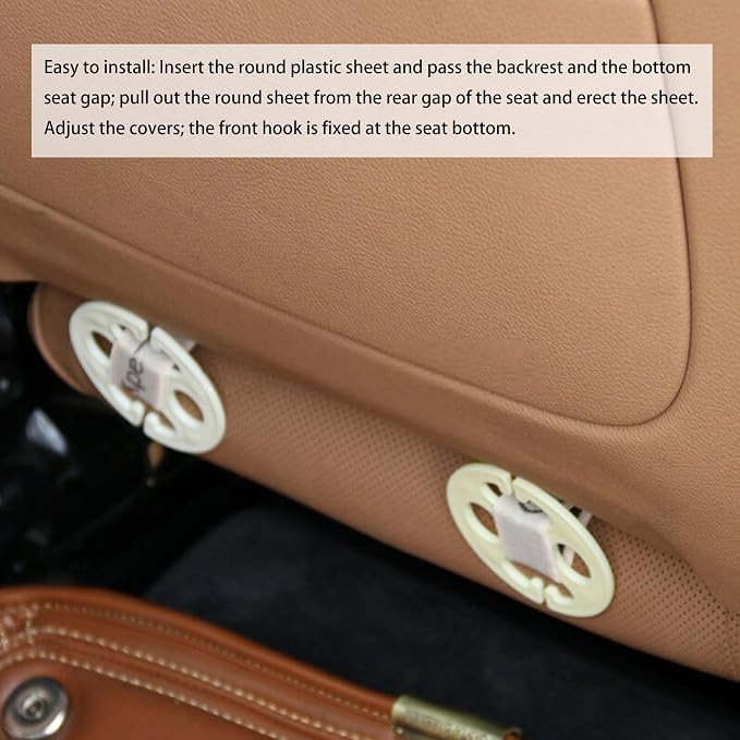Linen Bottom Car Seat Covers Cloth, Fabric Car Seat Covers Front Seat Only - Image 7