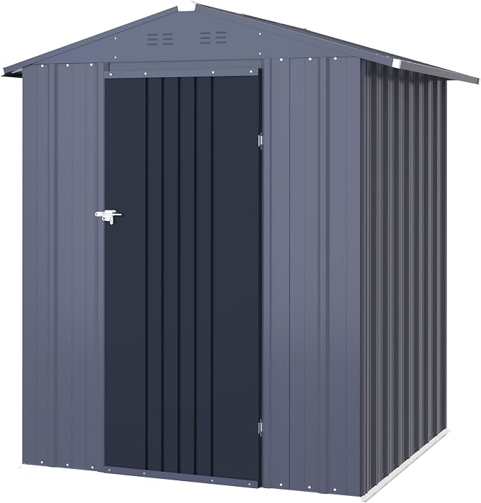 VEIKOU 4' x 4' Outdoor Storage Shed - Image 8