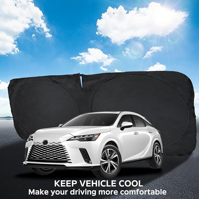 INSAUTO for RX 2025 Windshield Sun Shade Sunshade Custom-fit for Lexus RX SUV - Image 4