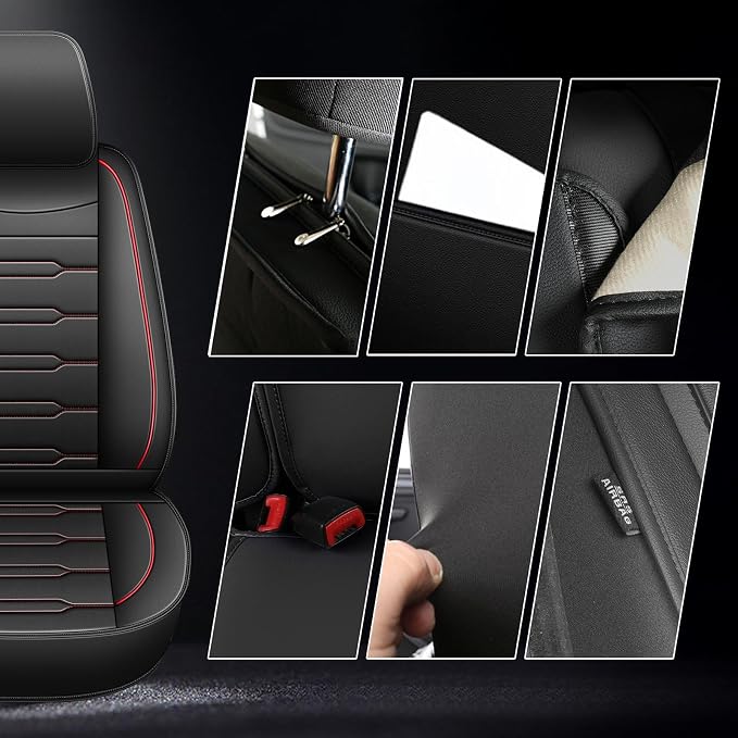 AOMSAZTO Seat Covers Fit for Honda Ridgeline 2006-2024 2025: Crew Cab 2PCS - Image 5