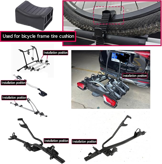 2PCS Roof Rack Bike Wheel Adapter Straps - Image 3