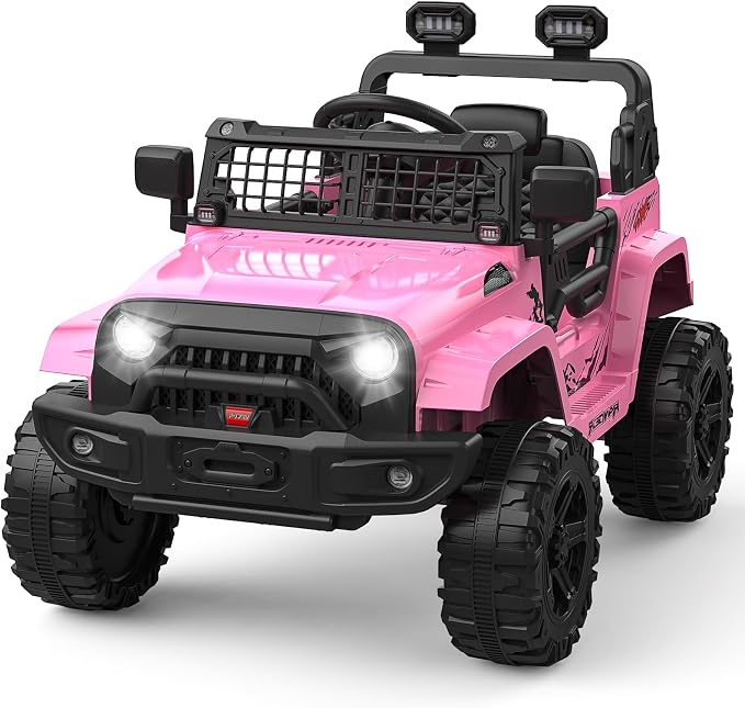 12V Kids Electric Ride On Truck Car w/Parent Remote Control, Spring Suspension by GarveeLife