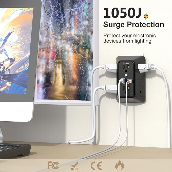 Outlet Extender Surge Protector - Image 6