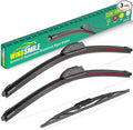 17" 16" 10" Windshield Wiper Blades Replacement by WINDSMILE