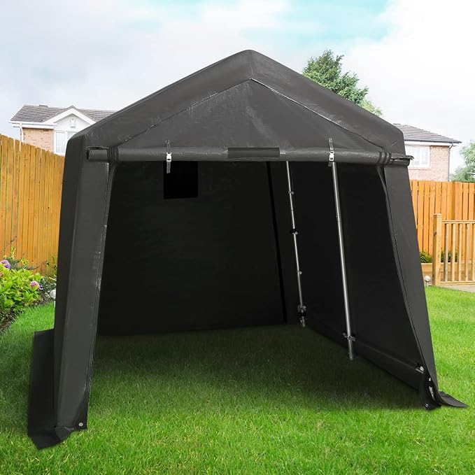 ADVANCE OUTDOOR 8x8 ft Storage Shelter Garage Tent - Image 7