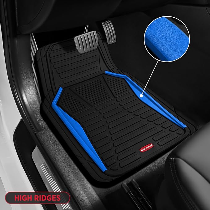 Rubbermaid Car Mat Full Set All-Weather Heavy-Duty 4 Pieces– Trim-to-Fit - Image 5