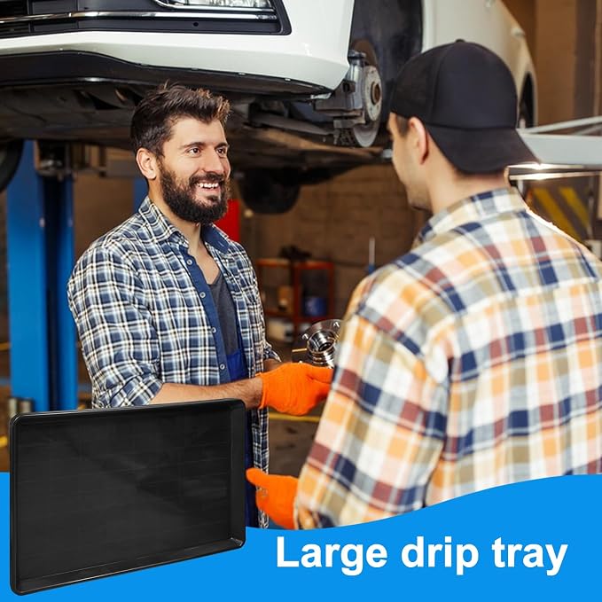 6Pcs Extra Large Auto Oil Drip Pan- 35.4 x 24 x1.6 Inches Oil Drip Tray - Image 6