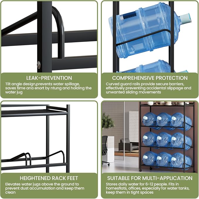 5 Gallon Water Bottle Holder, Water Jug Rack - Image 5