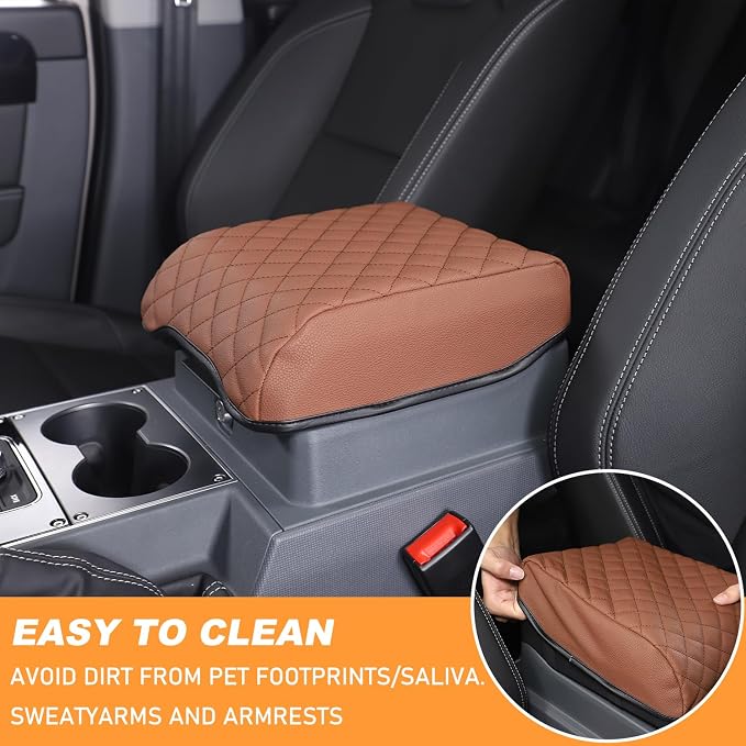Car Armrest Box Cover Protector Compatible - Image 5