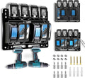 Battery Holder for Makita, Wall Mount for Makita DC18RC DC18RD Chargers by Wewod