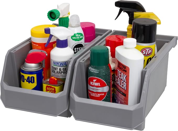 Plastic Containers for Organizing and Storage Bins for Closet, Garage or Pantry - Image 4