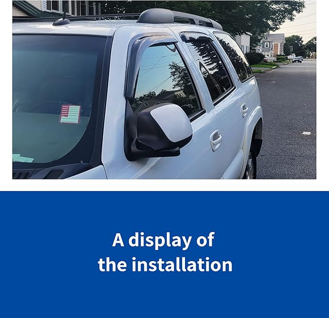 Smoke Sun/Rain Guards Window Visors Compatible - Image 9