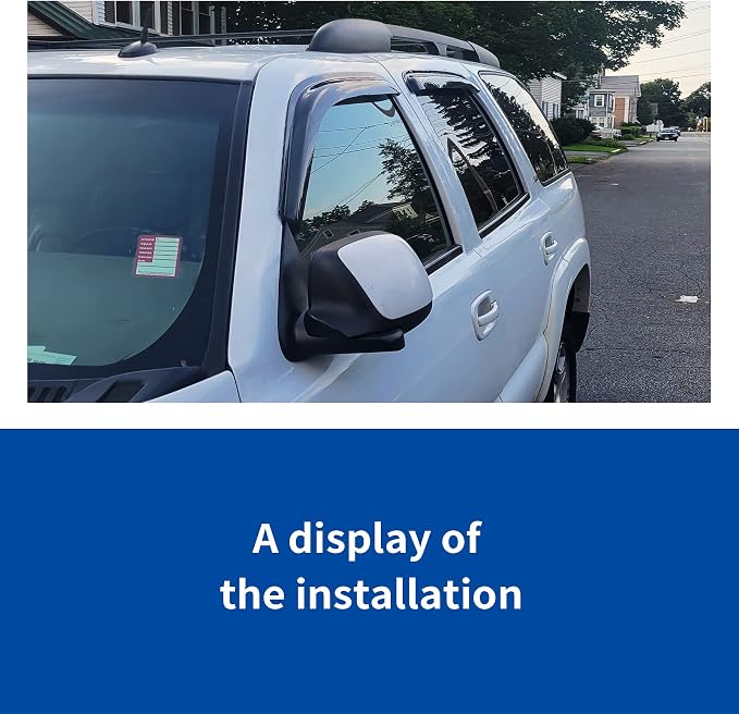 Window Visor Compatible with Honda Pilot 2016-2022 Wind Deflector Sun/Rain - Image 7