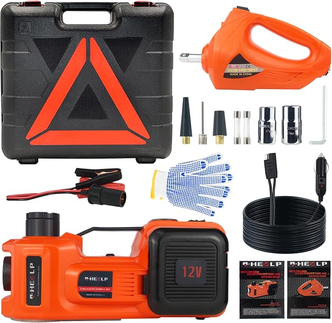 E-HEELP Electric Car Jack Kit 5Ton 12V Hydraulic Car Jack Lift - Image 6