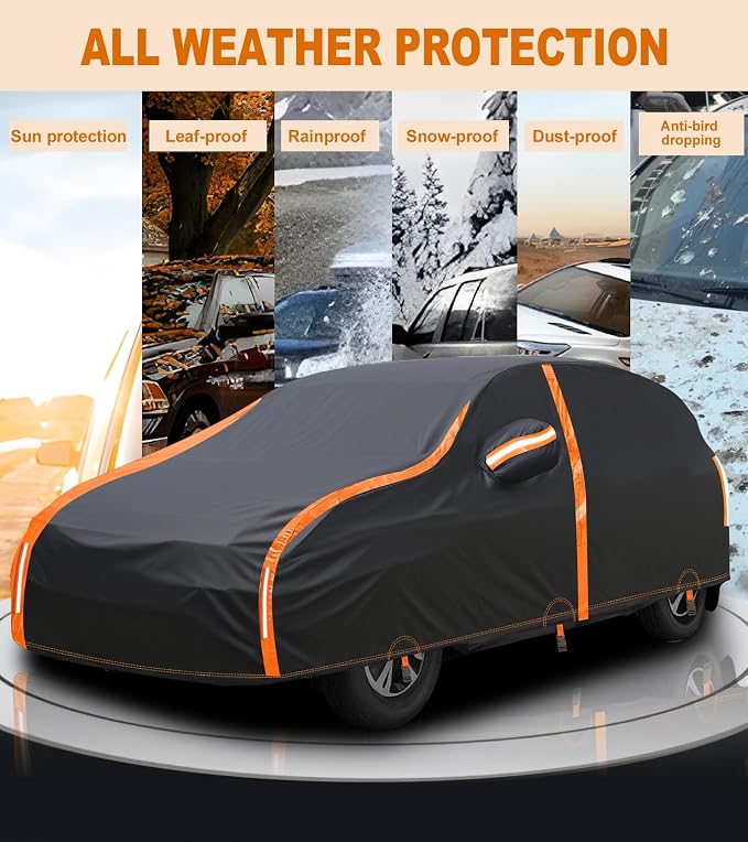 Hatchback Car Cover Waterproof All Weather - Image 7