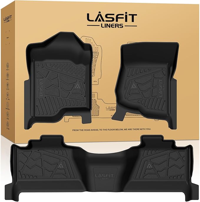 LASFIT Floor Mats 2007-2013 for Chevy Silverado/GMC Sierra 1500, 2008-2014 2500 by LASFIT